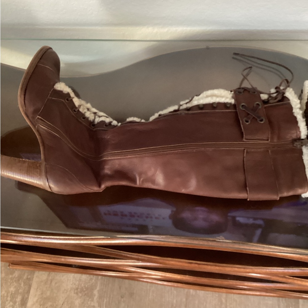 Coach Reece Shearling tall boot - Picture 4 of 12